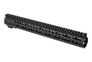 Sons of Liberty Gun Works EXO3 AR-15 Handguard has an M-LOK attachment and includes a steel barrel nut for free float mounting.